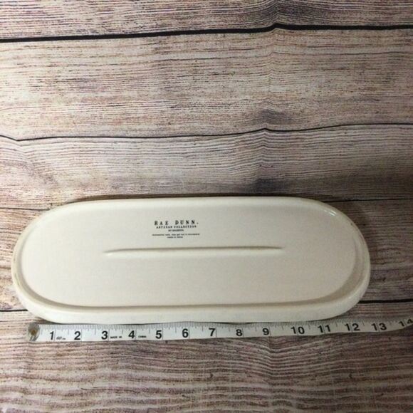 Rae Dunn Appetizer‎ Ceramic Plate - Picture 3 of 5